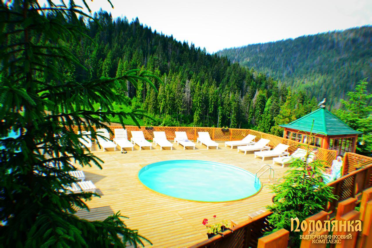 Podolyanka Hotel Slavske Bagian luar foto